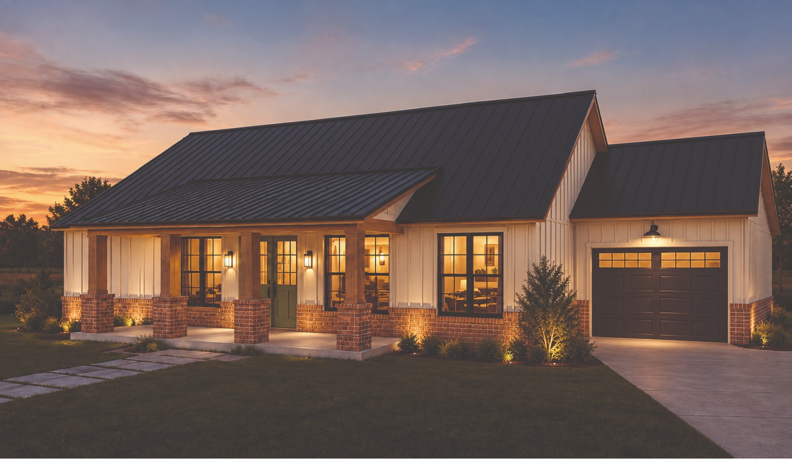 Bear's Paw, a 38 foot span barndominium with a 96 square foot shop