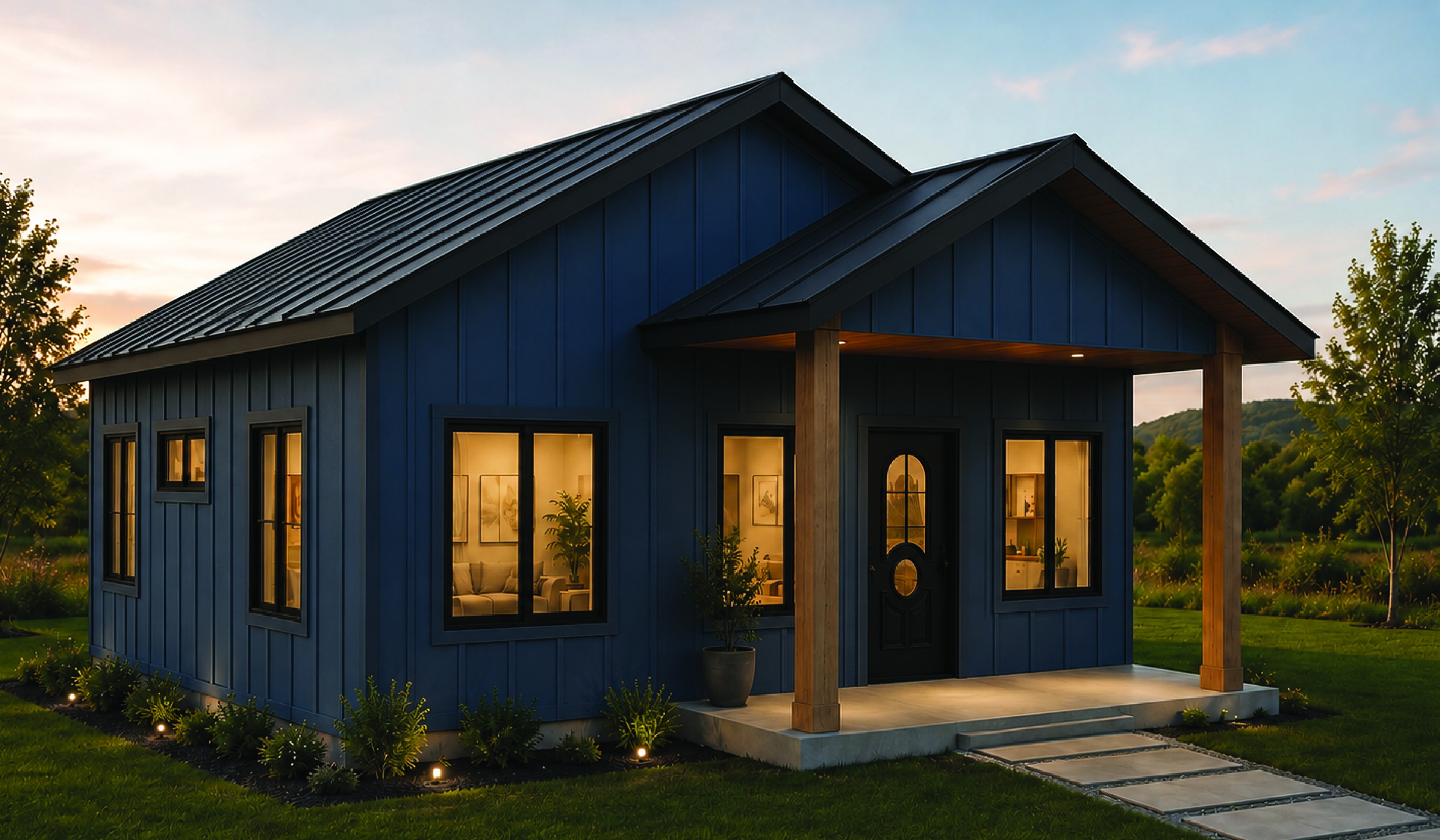 Blazing Star, a 30 foot span barndominium with a 0 square foot shop