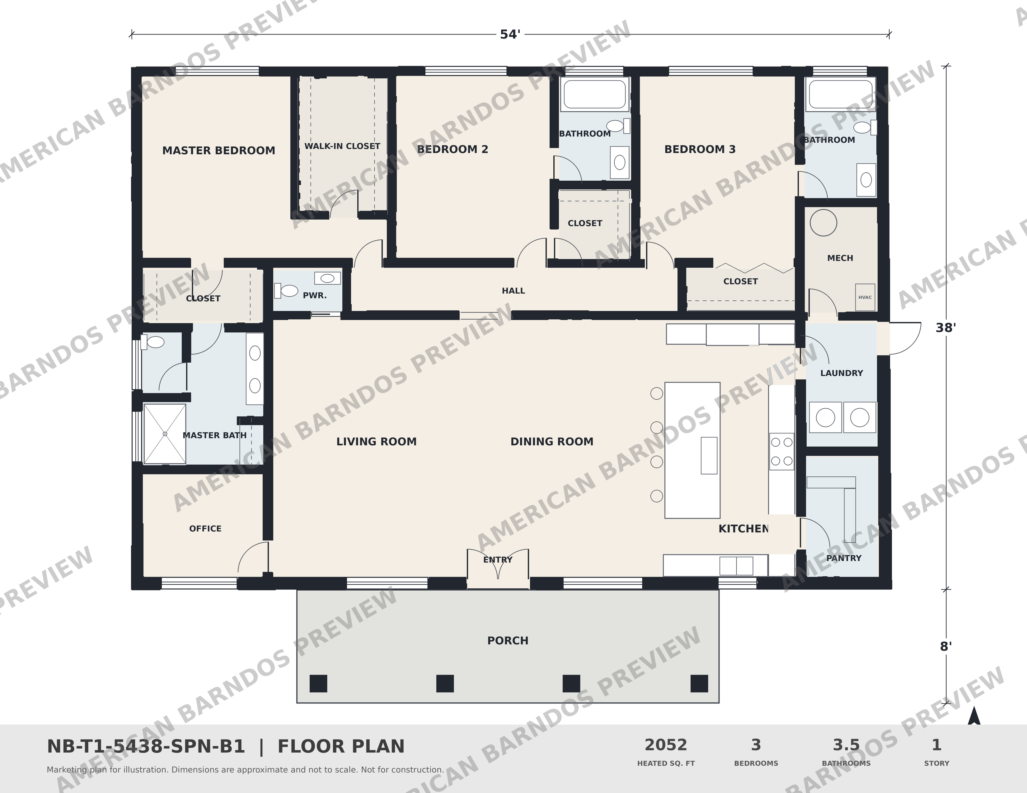 Watermarked floor plan preview for Friendship Star