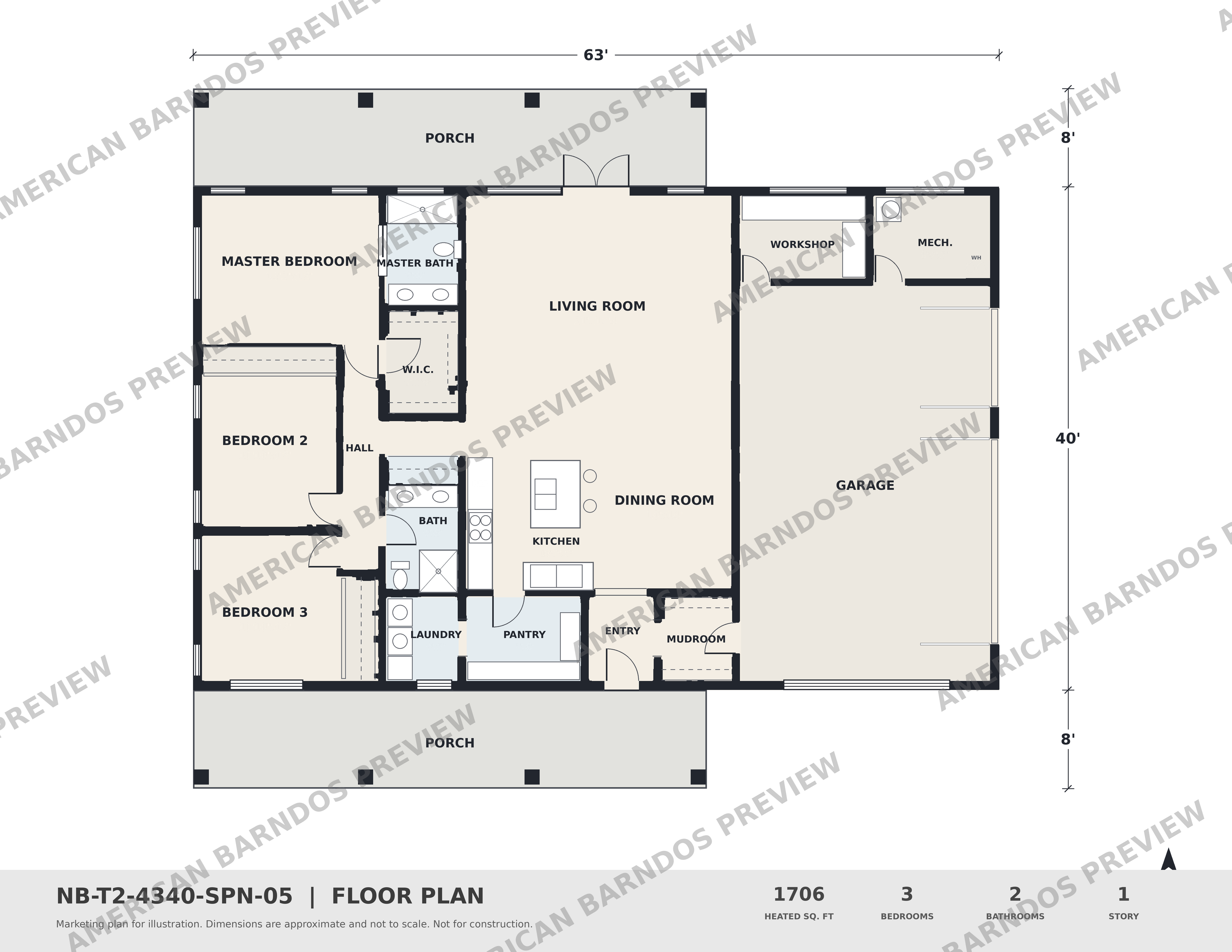 Watermarked floor plan preview for Mill Wheel